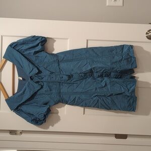 Roolee Blue Collar Dress